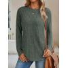 imageAUTOMET Womens Long Sleeve Shirts Fall Fashion Tops 2025 Crewneck Dressy Sweaters Tunic Winter Clothes Casual OutfitsGreen