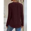 imageAUTOMET Womens Long Sleeve Shirts Fall Fashion Tops 2025 Crewneck Dressy Sweaters Tunic Winter Clothes Casual OutfitsMaroon