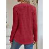 imageAUTOMET Womens Long Sleeve Shirts Fall Fashion Tops 2025 Crewneck Dressy Sweaters Tunic Winter Clothes Casual OutfitsRed