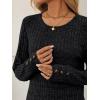 imageAUTOMET Womens Long Sleeve Shirts Fall Sweaters Lightweight Cute Tunic Tops Trendy Fashion Clothes 2025 OutfitsBlack