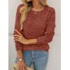 imageAUTOMET Womens Long Sleeve Shirts Fall Sweaters Lightweight Cute Tunic Tops Trendy Fashion Clothes 2025 OutfitsCaramel