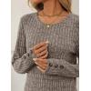 imageAUTOMET Womens Long Sleeve Shirts Fall Sweaters Lightweight Cute Tunic Tops Trendy Fashion Clothes 2025 OutfitsCoffeegrey