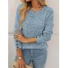 imageAUTOMET Womens Long Sleeve Shirts Fall Sweaters Lightweight Cute Tunic Tops Trendy Fashion Clothes 2025 OutfitsLightblue