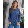 imageAUTOMET Womens Long Sleeve Shirts Loose Fitted Crewneck Basic Tops Casual Outfits Fall Clothes 2025Blue