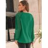 imageAUTOMET Womens Long Sleeve Shirts Pleated Lace Tops Fall Fashion Outfits Business Casual BlousesGrass