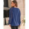 imageAUTOMET Womens Long Sleeve Shirts Pleated Lace Tops Fall Fashion Outfits Business Casual BlousesNavy