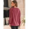 imageAUTOMET Womens Long Sleeve Shirts Pleated Lace Tops Fall Fashion Outfits Business Casual BlousesRust