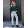 imageAUTOMET Womens Long Sleeve Shirts Square Neck Tops Ribbed Knit Basic Teen Girls Crop Tops Fall Outfits Fashion Clothes 2025Darkgreen