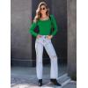imageAUTOMET Womens Long Sleeve Shirts Square Neck Tops Ribbed Knit Basic Teen Girls Crop Tops Fall Outfits Fashion Clothes 2025Green
