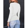 imageAUTOMET Womens Long Sleeve Shirts Square Neck Tops Ribbed Knit Basic Teen Girls Crop Tops Fall Outfits Fashion Clothes 2025White