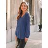 imageAUTOMET Womens Long Sleeve Shirts VNeck Lace Tops Business Casual Blouses Tee Trendy 2025 Fall Fashion Outfits ClothesBlue