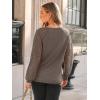 imageAUTOMET Womens Long Sleeve Shirts VNeck Lace Tops Business Casual Blouses Tee Trendy 2025 Fall Fashion Outfits ClothesCoffeegrey