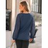 imageAUTOMET Womens Long Sleeve Shirts VNeck Lace Tops Business Casual Blouses Tee Trendy 2025 Fall Fashion Outfits ClothesDarkblue