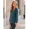 imageAUTOMET Womens Long Sleeve Shirts VNeck Lace Tops Business Casual Blouses Tee Trendy 2025 Fall Fashion Outfits ClothesDarkgreen
