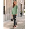 imageAUTOMET Womens Long Sleeve Shirts VNeck Lace Tops Business Casual Blouses Tee Trendy 2025 Fall Fashion Outfits ClothesGreen