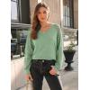 imageAUTOMET Womens Long Sleeve Shirts VNeck Lace Tops Business Casual Blouses Tee Trendy 2025 Fall Fashion Outfits ClothesGreen