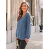 imageAUTOMET Womens Long Sleeve Shirts VNeck Lace Tops Business Casual Blouses Tee Trendy 2025 Fall Fashion Outfits ClothesGreyblue