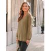 imageAUTOMET Womens Long Sleeve Shirts VNeck Lace Tops Business Casual Blouses Tee Trendy 2025 Fall Fashion Outfits ClothesKhaki
