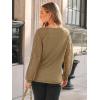 imageAUTOMET Womens Long Sleeve Shirts VNeck Lace Tops Business Casual Blouses Tee Trendy 2025 Fall Fashion Outfits ClothesKhaki