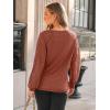 imageAUTOMET Womens Long Sleeve Shirts VNeck Lace Tops Business Casual Blouses Tee Trendy 2025 Fall Fashion Outfits ClothesMaple