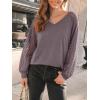 imageAUTOMET Womens Long Sleeve Shirts VNeck Lace Tops Business Casual Blouses Tee Trendy 2025 Fall Fashion Outfits ClothesRosetaupe