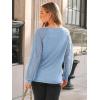 imageAUTOMET Womens Long Sleeve Shirts VNeck Lace Tops Business Casual Blouses Tee Trendy 2025 Fall Fashion Outfits ClothesSkyblue