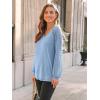 imageAUTOMET Womens Long Sleeve Shirts VNeck Lace Tops Business Casual Blouses Tee Trendy 2025 Fall Fashion Outfits ClothesSkyblue
