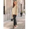 imageAUTOMET Womens Long Sleeve Shirts VNeck Lace Tops Business Casual Blouses Tee Trendy 2025 Fall Fashion Outfits ClothesYellow