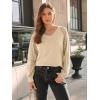 imageAUTOMET Womens Long Sleeve Shirts VNeck Lace Tops Business Casual Blouses Tee Trendy 2025 Fall Fashion Outfits ClothesYellow