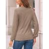 imageAUTOMET Womens Long Sleeve Tops Dressy Casual Shirts 2025 Fall Outfits Lace Business Blouses Cute TShirts Work ClothesKhaki