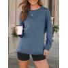 imageAUTOMET Womens Long Sleeve Tops Loose Fit Fall Cute Thick T Shirts Winter Cruise Outfits Trendy ClothesBlue
