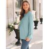 imageAUTOMET Womens Long Sleeve Tops Loose Fit Fall Cute Thick T Shirts Winter Cruise Outfits Trendy ClothesLight Green