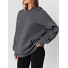 imageAUTOMET Womens Oversized Hoodies Fleece Sweatshirts Fall Fashion 2025 Pullover Winter Clothes OutfitsDark Grey
