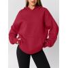 imageAUTOMET Womens Oversized Hoodies Fleece Sweatshirts Fall Fashion 2025 Pullover Winter Clothes OutfitsRed