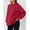 imageAUTOMET Womens Oversized Hoodies Fleece Sweatshirts Fall Fashion 2025 Pullover Winter Clothes OutfitsRed