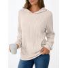 imageAUTOMET Womens Oversized Lightweight Hoodies Fall Fashion Sweaters 2025 Loose Fleece Sweatshirts Clothes with PocketApricot