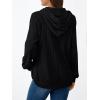 imageAUTOMET Womens Oversized Lightweight Hoodies Fall Fashion Sweaters 2025 Loose Fleece Sweatshirts Clothes with PocketBlack