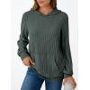 imageAUTOMET Womens Oversized Lightweight Hoodies Fall Fashion Sweaters 2025 Loose Fleece Sweatshirts Clothes with PocketGreen