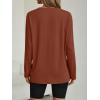 imageAUTOMET Womens Oversized Long Sleeve Shirts Fall Trendy Tops Fashion Gym Baggy Basic Casual Loose Fit Workout Y2k ClothesMaple