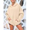 imageAUTOMET Womens Oversized Sweatshirts Fleece Hoodies Long Sleeve Shirts Pullover Fall Outfits 2025 with PocketApricot
