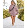 imageAUTOMET Womens Oversized Sweatshirts Fleece Hoodies Long Sleeve Shirts Pullover Fall Outfits 2025 with PocketDarkpink