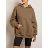 imageAUTOMET Womens Oversized Sweatshirts Fleece Hoodies Long Sleeve Shirts Pullover Fall Outfits 2025 with PocketKhaki