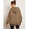 imageAUTOMET Womens Oversized Sweatshirts Fleece Hoodies Long Sleeve Shirts Pullover Fall Outfits 2025 with PocketKhaki