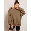 imageAUTOMET Womens Oversized Sweatshirts Fleece Hoodies Long Sleeve Shirts Pullover Fall Outfits 2025 with PocketKhaki