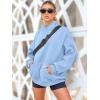 imageAUTOMET Womens Oversized Sweatshirts Fleece Hoodies Long Sleeve Shirts Pullover Fall Outfits 2025 with PocketLightblue