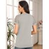imageAUTOMET Womens Summer Tops Spring Shirts Trendy Vacation Outfits Short Sleeve Business Tshirts Fashion Casual BlousesBeige