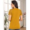imageAUTOMET Womens Summer Tops Spring Shirts Trendy Vacation Outfits Short Sleeve Business Tshirts Fashion Casual BlousesYellow