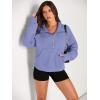 imageAUTOMET Womens Sweatshirts Half Zip Cropped Pullover Fleece Quarter Zipper Hoodies 2025 Fall Fashion Outfits ClothesBlue Purple