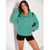 imageAUTOMET Womens Sweatshirts Half Zip Cropped Pullover Fleece Quarter Zipper Hoodies 2025 Fall Fashion Outfits ClothesCyan