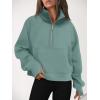 imageAUTOMET Womens Sweatshirts Half Zip Cropped Pullover Fleece Quarter Zipper Hoodies 2025 Fall Fashion Outfits ClothesLake